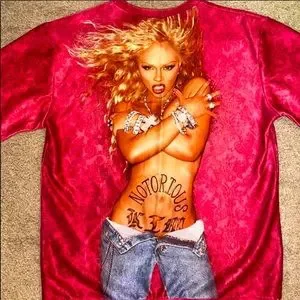 Lil'Kim The Notorious KIM フルグラフィックシャツ Tops | Lil Kim Notorious Kim Long Sleeve Shirt | Poshmark